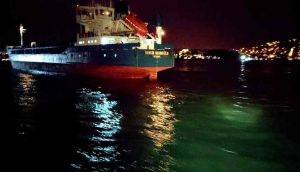 Yeniköy'de Türk ve Rus bandralı 2 kuru yük gemisi çarpıştı