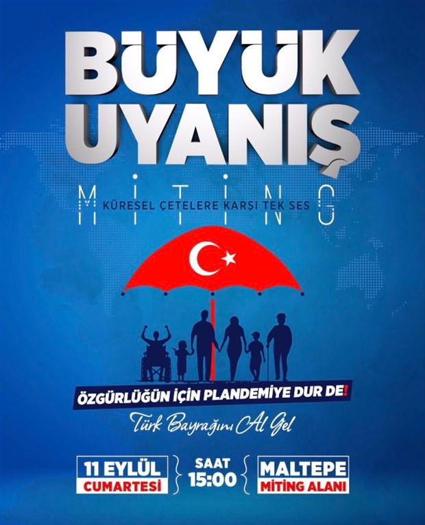 Aşı karşıtları miting düzenliyor