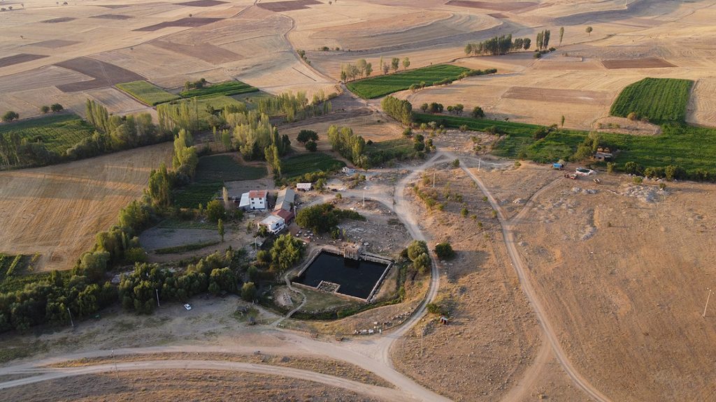 Konya'daki Hitit su anıtı tarihi ve mimarisiyle ilgi çekiyor