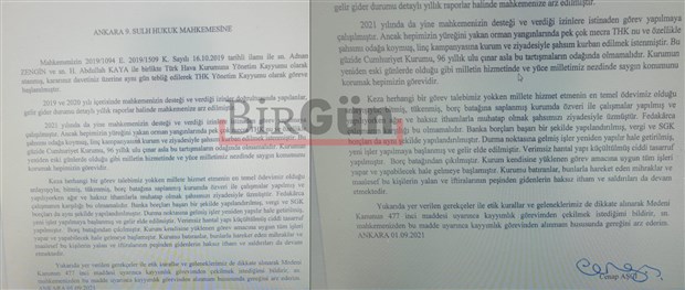 THK Kayyum Heyeti Başkanı Aşçı’nın istifa dilekçesi ortaya çıktı: Linç kampanyasına THK ve şahsım kurban edilmek istendi