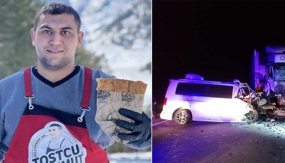 Sosyal medya fenomeni 'Tostçu Mahmut' trafik kazasında hayatını kaybetti