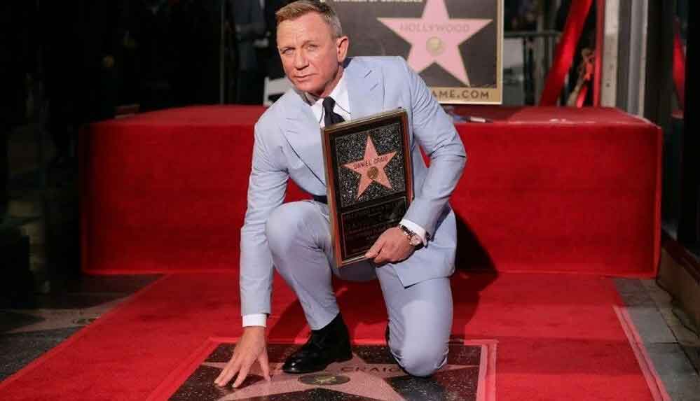 Hollywood Şöhretler Kaldırımı'nda Daniel Craig'in de yıldızı oldu