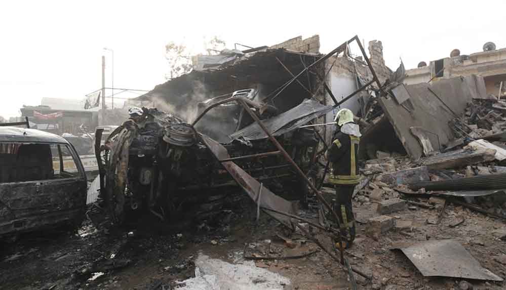 İdlib'de-pazar-yerine-düzenlenen-saldırıda-10-kişi-öldü,-35-kişi-yaralandı