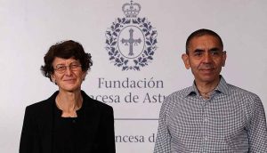 İspanya'dan Uğur Şahin ve Özlem Türeci'ye ödül