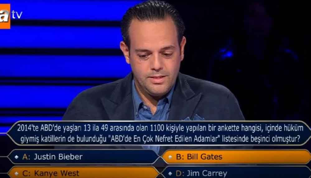 'Kim Milyoner Olmak İster’de şaşkına çeviren 'ABD' sorusu: Yarışmacı tüm ihtimalleri denedi