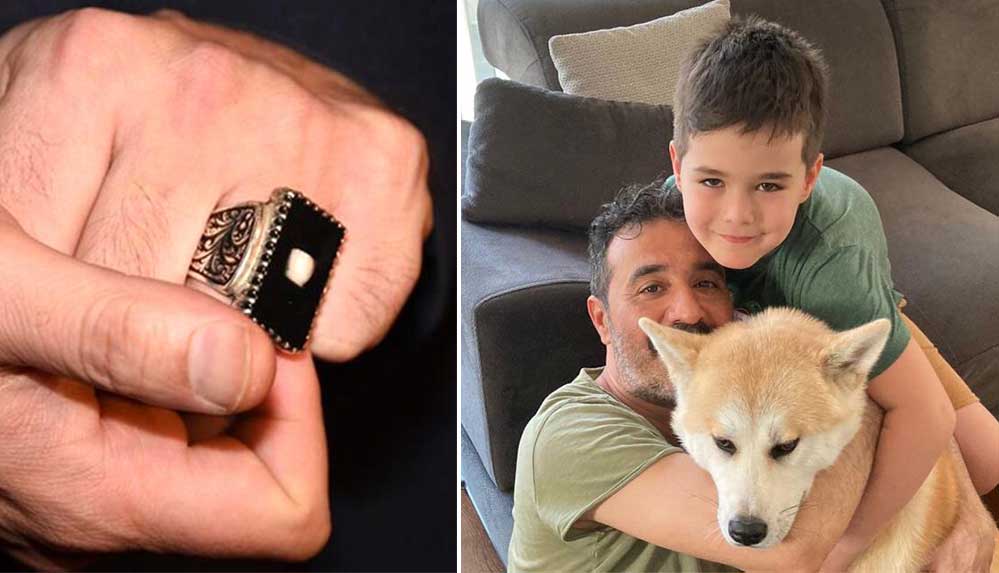 Mustafa Üstündağ'ın ilginç aksesuarı: Oğlunun ilk düşürdüğü dişini yüzük yaptı