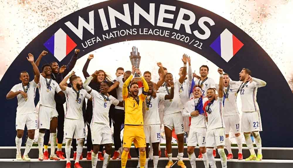 UEFA Uluslar Ligi şampiyonu Fransa oldu