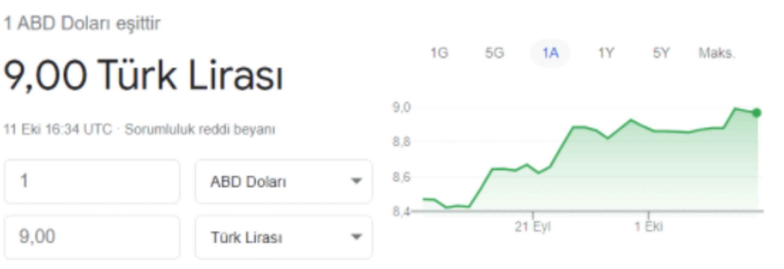 Dolar'dan tarihi rekor: 9 lirayı geçti!