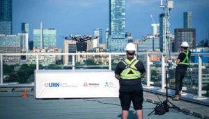 Hastaya nakledilecek akciğer dünyada ilk kez drone ile taşındı