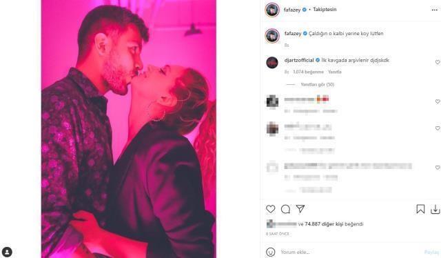 Farah Zeynep Abdullah aşkını sosyal medya hesabından ilan etti