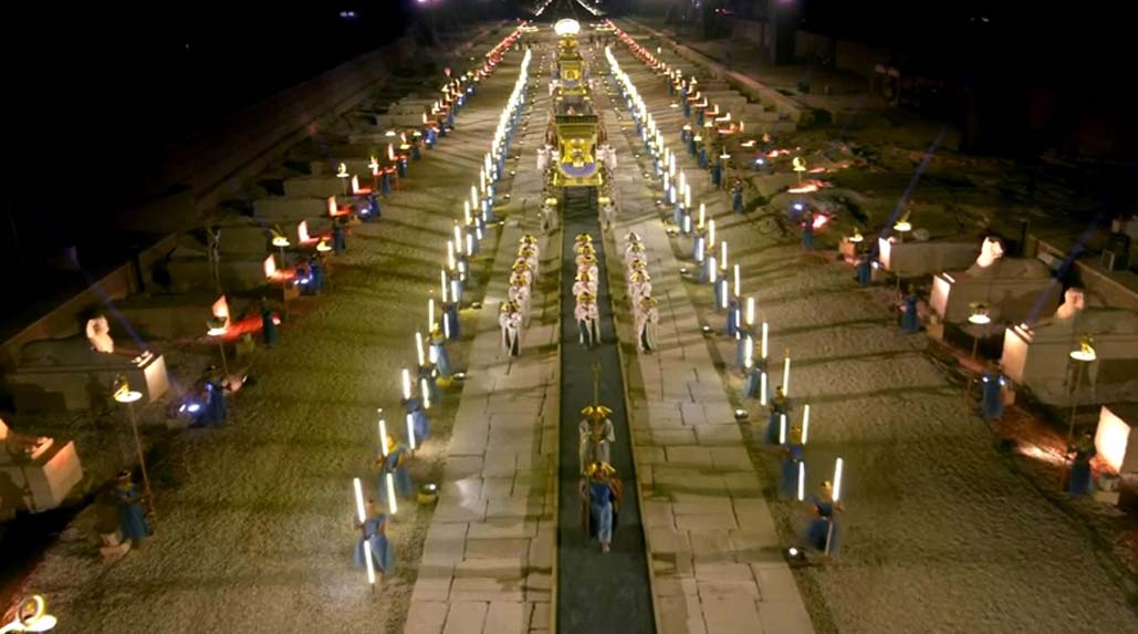 Mısır'da-Firavunlar-dönemine-ait-Koç-Başlı-Sfenks-Yolu-törenle-açıldı