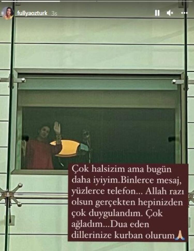 İkinci kez koronavirüse yakalanan Fulya Öztürk hastane odasından son durumunu paylaştı 3 İkinci kez koronavirüse yakalanan Fulya Öztürk hastane odasından son durumunu paylaştı