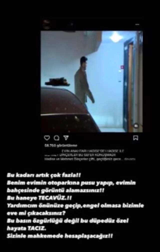 Hadise sevgilisi Mehmet Dinçerler'in evine girerken görüntülenmişti! Dinçerler o haberlere ateş püskürdü