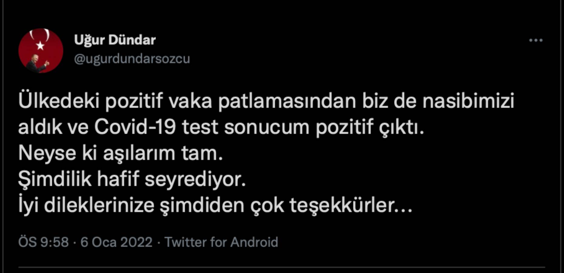 Uğur Dündar kötü haberi duyurdu: Biz de nasibimizi aldık