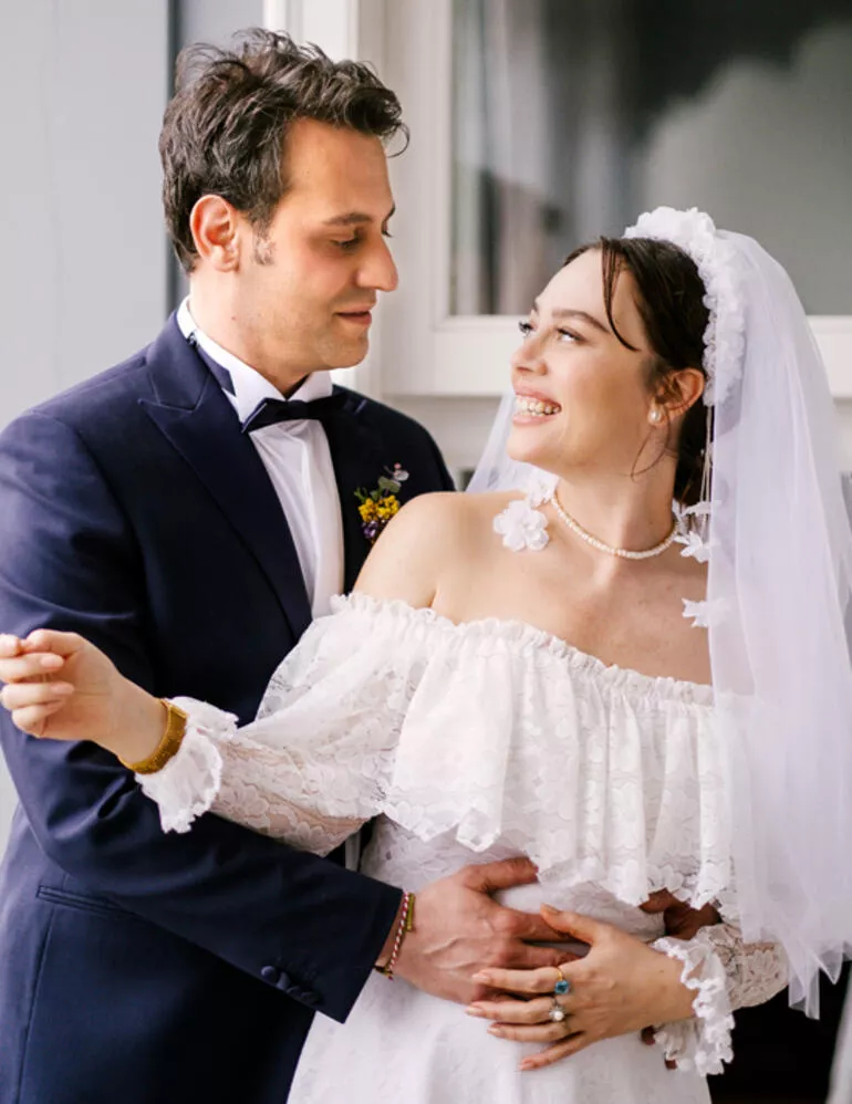 Demet Evgar evlendi: Nikah fotoğrafları ortaya çıktı