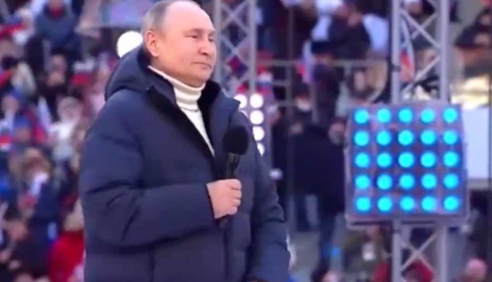 Putin, Ukrayna savaşının başlamasından bu yana ilk kez halkın karşısına çıktı