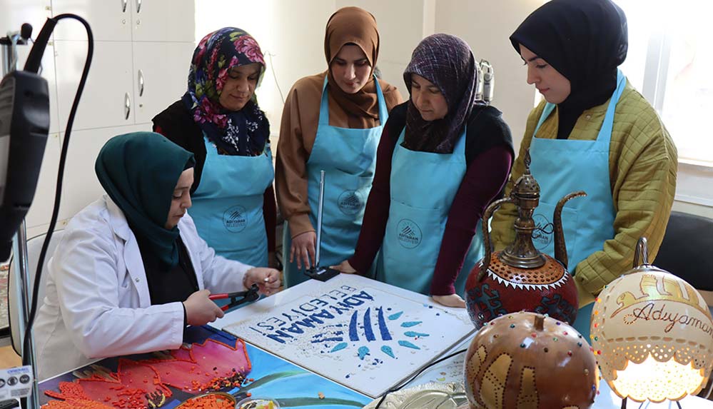 Adıyaman'ın kültürel mirasları kadınlara ilham kaynağı oluyor