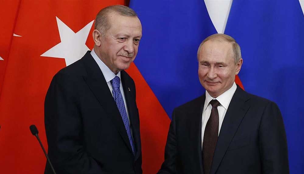 Cumhurbaşkanı Erdoğan, Rusya Devlet Başkanı Putin'le görüştü