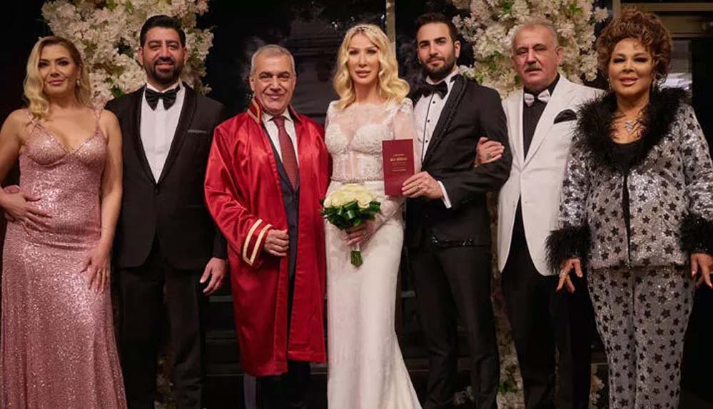 Seda Sayandan sürpriz nikah! 6. kez nikah masasına oturan Seda Sayan ve Çağlar Ökten evlendi