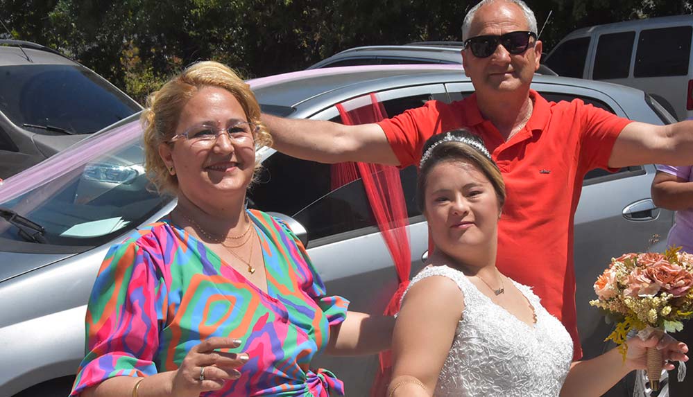 Down sendromlu Dilay'ın gelinlik hayali gerçeğe dönüştü