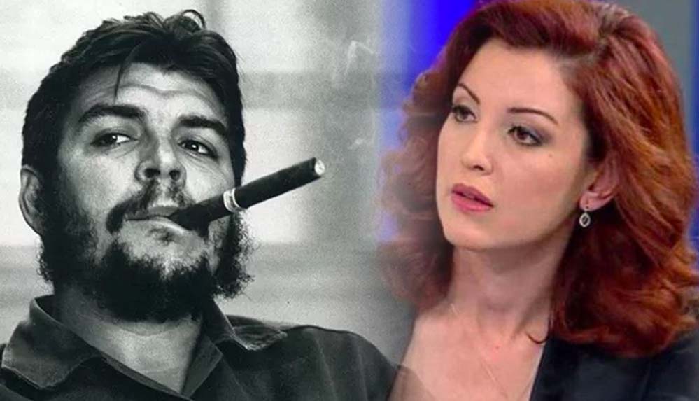 Nagehan-Alçı'nın-Che-posteri-fotoğrafını-çekmesini-engelleyen-esnaf--Özür-dileyeceksiniz