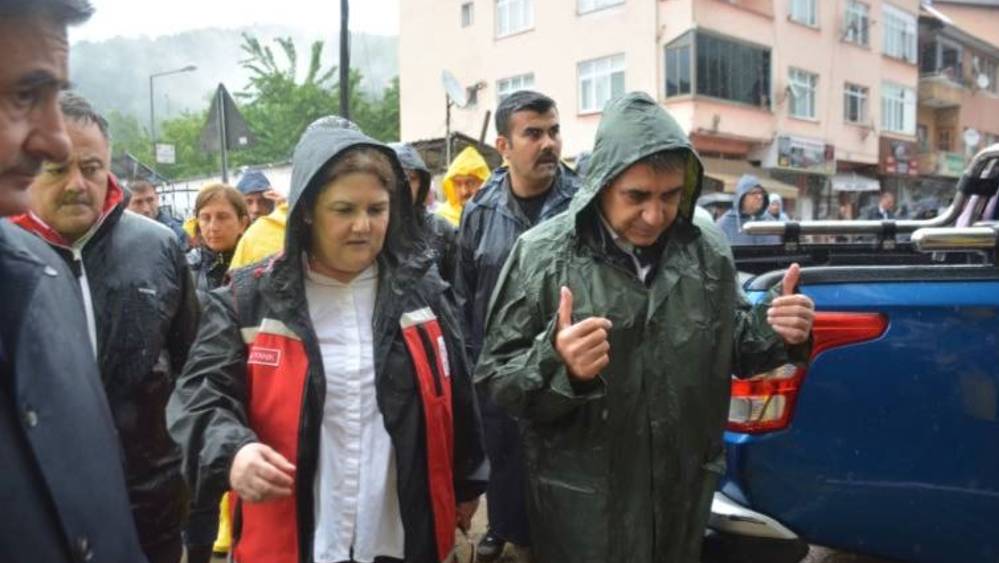 Bakan Derya Yanık, selden etkilenen Karabük'te: Bölgenin kaderi bu