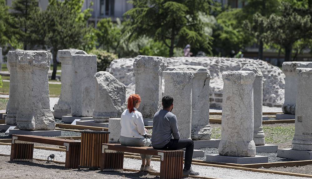 Başkentin 2 bin yıllık Roma Hamamı restorasyondan geçti