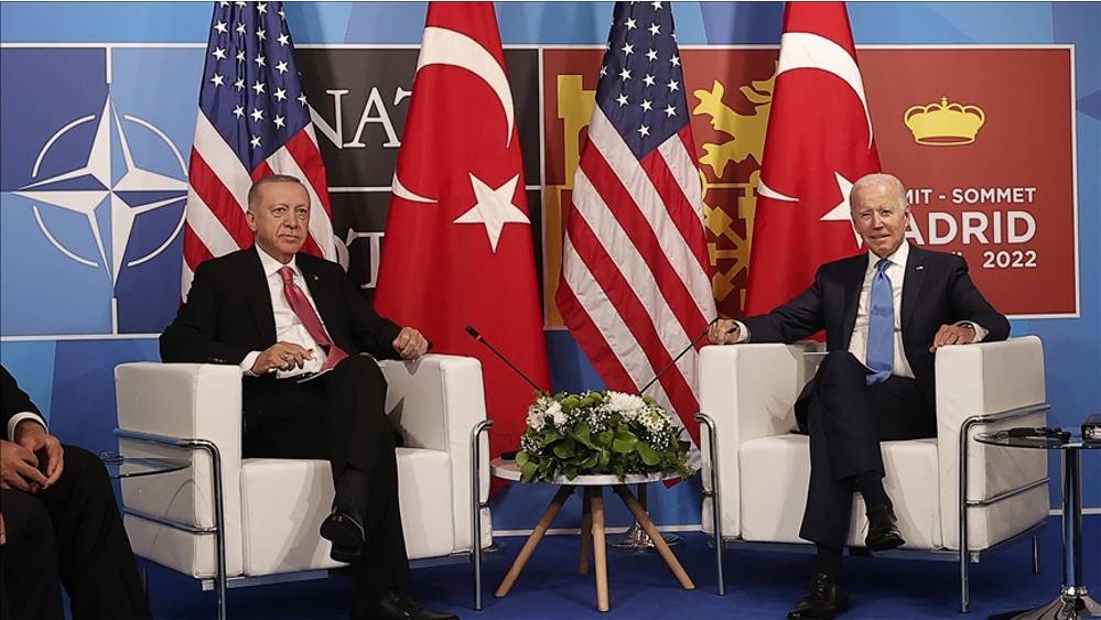 Erdoğan ve ABD Başkanı Joe Biden bir arada