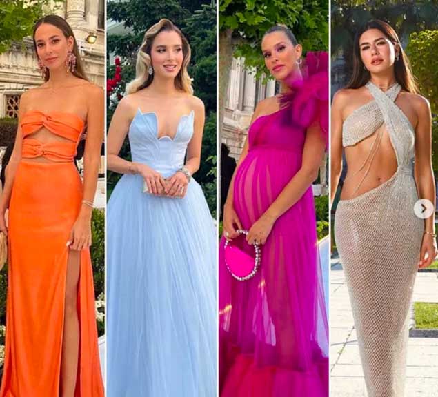 Nazlı Kayı ile Hacı Sabancı görkemli bir düğünle evlendi: İşte düğünden ilk kareler...