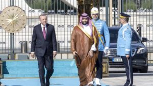 Suudi Arabistan Veliaht Prensi Selman'a Ankara'da resmi törenli karşılama