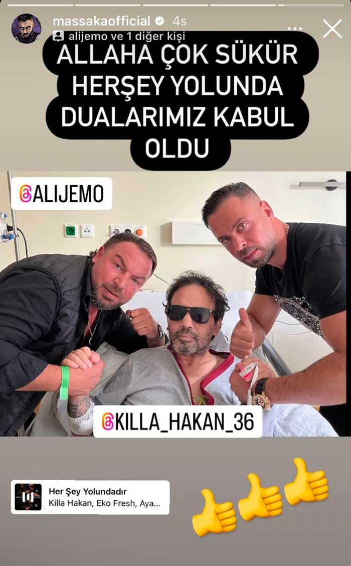 Killa Hakan’ın sağlık durumu ile ilgili yeni gelişme
