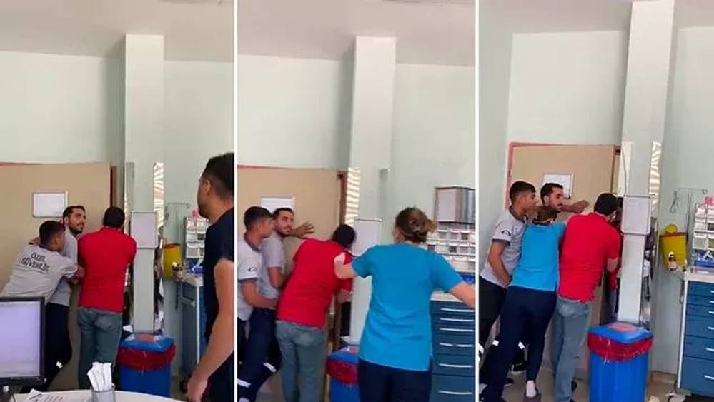 Sağlıkta Şiddet Bitmiyor: Bıçaklı Saldırganı Kapıya Dayanarak Engellediler