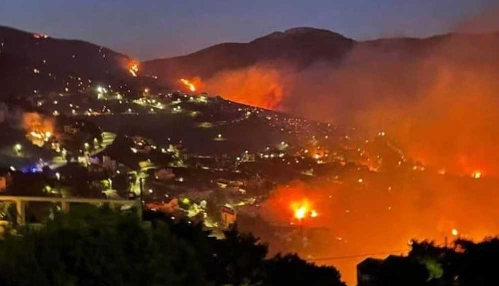 Yunanistan'da orman yangınları devam ediyor