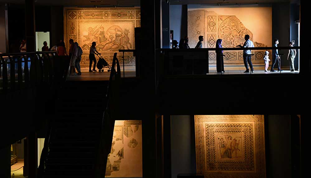 Zeugma Mozaik Müzesi'nde bayram yoğunluğu