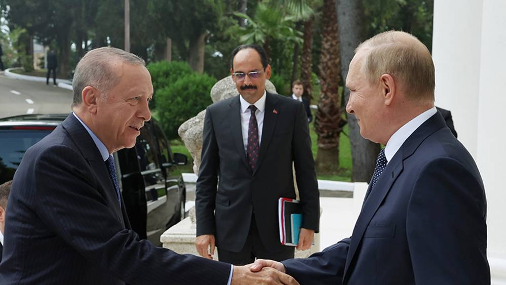 Cumhurbaşkanı Erdoğan ile Rusya Devlet Başkanı Putin bir araya geldi