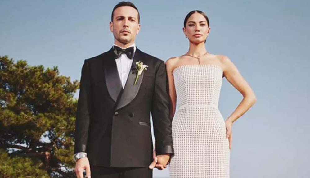 Demet-Özdemir-ile-Oğuzhan-Koç-evlendi!-İşte-düğünden-ilk-kare...