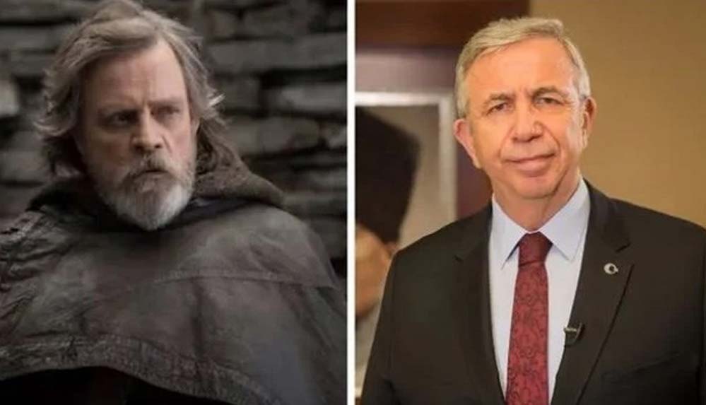 Star Wars'un Luke Skywalker'ı Mark Hamill'den Mansur Yavaş paylaşımı