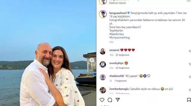 Bergüzar Korel'den doğum günü paylaşımı: Tanıştığımızda Halit şu anki yaşımdan 7 ben ise 18 yaş küçüktüm... 5 Bergüzar Korel'den doğum günü paylaşımı: Tanıştığımızda Halit şu anki yaşımdan 7 ben ise 18 yaş küçüktüm...