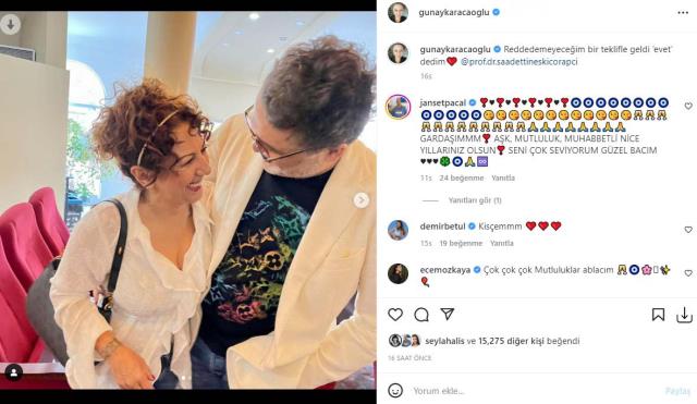 Oyuncu Günay Karacaoğlu evlendi, eski eş Şevket Çoruh'tan yorum gecikmedi: Çok güzelsiniz
