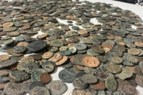 Elazığ'da 470 sikke ele geçirildi