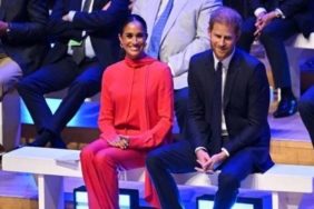 İngiltere'ye giden Prens Harry ile Meghan Markle 'sahte kraliyet' sloganlarıyla karşılandı