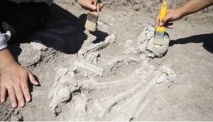 Kahramanmaraş'taki arkeolojik kazılarda 7 bin yıllık kadın iskeleti bulundu