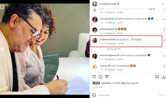 Oyuncu Günay Karacaoğlu evlendi, eski eş Şevket Çoruh'tan yorum gecikmedi: Çok güzelsiniz