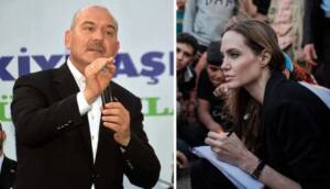 Süleyman Soylu: 'Angelina Jolie'yi Suriye'ye gönderip vicdanlarını temizliyorlar'