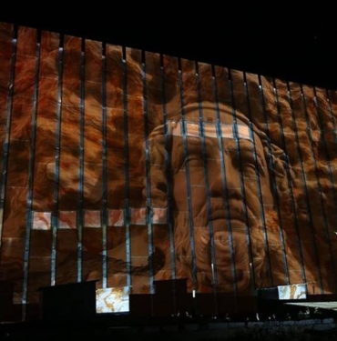 Troya Müzesi'nde '3D Mapping' gösterimi yapıldı 4 Troya Müzesi'nde '3D Mapping' gösterimi yapıldı