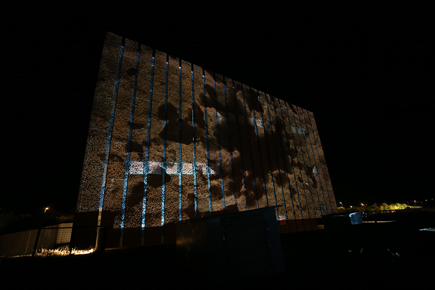 Troya Müzesi'nde '3D Mapping' gösterimi yapıldı