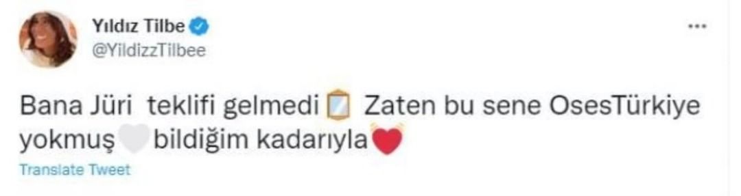 Yıldız Tilbe'den dikkat çeken 'O Ses Türkiye' iddiası