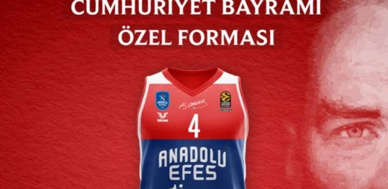 Anadolu Efes’ten ‘Cumhuriyet Bayramı’ forması