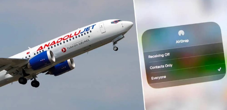 AnadoluJet uçuşu AirDrop yüzünden iptal edildi!