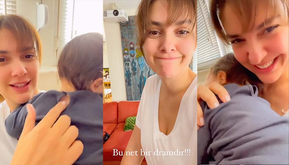 Bergüzar-Korel'in-11-aylık-kızı-Leyla’ya-“Anne”-dedirtmeye-çalıştığı-anlar-gülümsetti